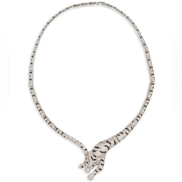 eye candy Jewelry - EYECANDY LOS ANGELES - Roxana CZ Leopard Choker Necklace